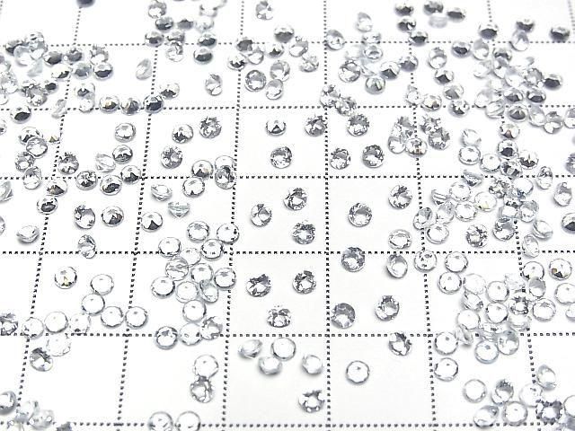 [Video]High Quality Aquamarine AAA Loose stone Round Faceted 2.5x2.5mm 10pcs