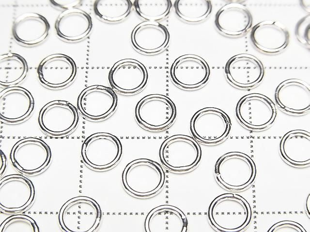 Silver925 Jump Ring (Closed Type) 5.5mm No Coating 20pcs
