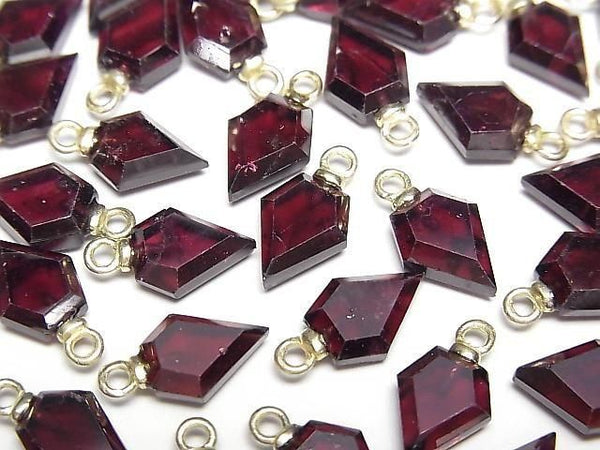 [Video] Garnet Arrows Head 9x7mm Charm (2pcs)