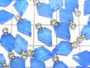 [Video] Blue Chalcedony Arrows Head 9x7mm Charm 2pcs