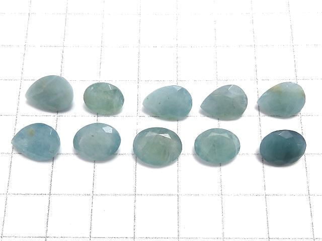 [Video][One of a kind] Grandidierite AAA- Loose stone Faceted 10pcs Set NO.17