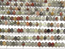 [Video]High Quality! Bloodstone Faceted Button Rondelle 2.5x2.5x1.5mm 1strand beads (aprx.15inch/36cm)
