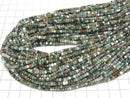 [Video]High Quality! Bloodstone Faceted Button Rondelle 3x3x2.5mm 1strand beads (aprx.15inch/36cm)