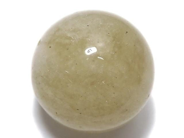 [Video][One of a kind] Libyan Desert Glass Sphere, Round 20.5mm 1pc NO.29