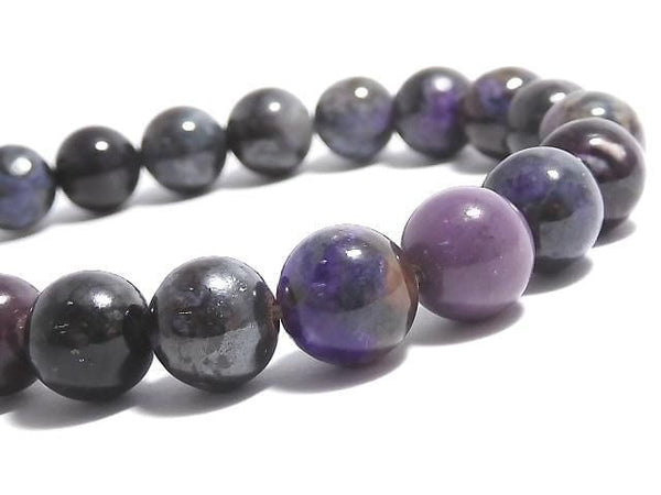 [Video][One of a kind] Sugilite AA++ Round 8mm Bracelet NO.301