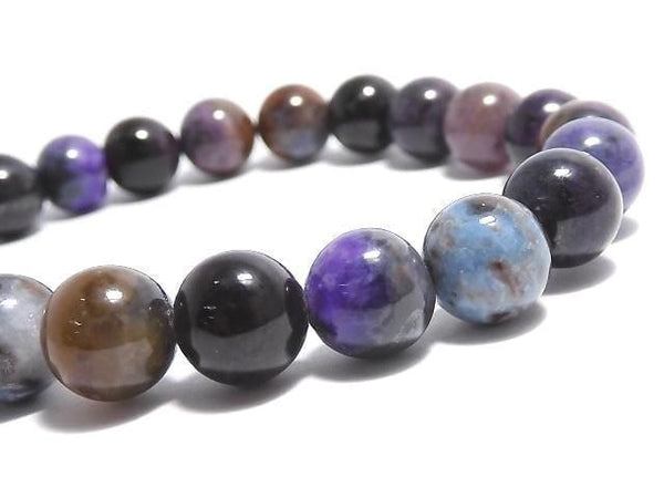 [Video][One of a kind] Sugilite AA++ Round 8mm Bracelet NO.303
