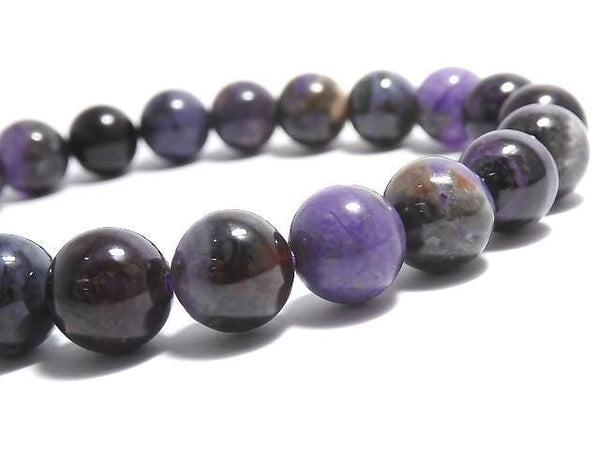 [Video][One of a kind] Sugilite AA++ Round 8mm Bracelet NO.305