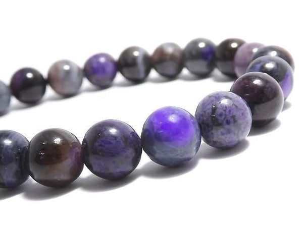 [Video][One of a kind] Sugilite AA++ Round 8mm Bracelet NO.306