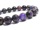 [Video][One of a kind] Sugilite AA++ Round 8mm Bracelet NO.307