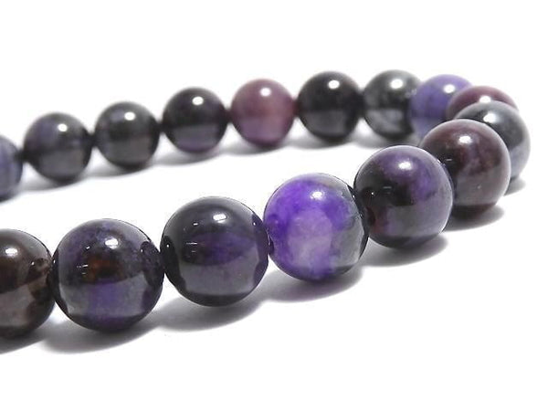 [Video][One of a kind] Sugilite AA++ Round 8mm Bracelet NO.307