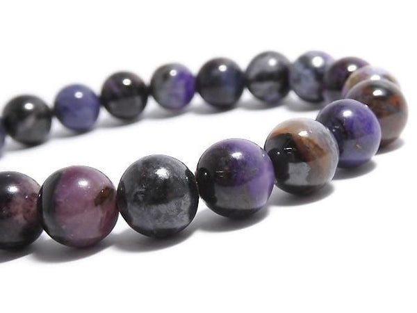 [Video][One of a kind] Sugilite AA++ Round 8mm Bracelet NO.308