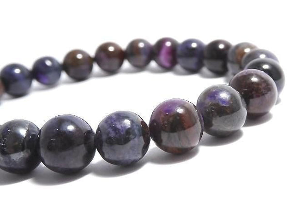 [Video][One of a kind] Sugilite AA++ Round 8mm Bracelet NO.311
