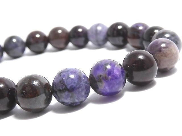 [Video][One of a kind] Sugilite AA++ Round 8mm Bracelet NO.313