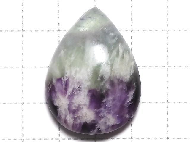 [Video][One of a kind] Angel Feather Fluorite Cabochon 1pc NO.26