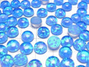 [Video] Kyoto Opal x Crystal AAA Round Cabochon 8x8mm [Blue] 2pcs