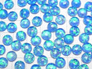 [Video] Kyoto Opal x Crystal AAA Round Cabochon 8x8mm [Blue] 2pcs