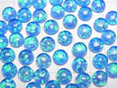 [Video] Kyoto Opal x Crystal AAA Round Cabochon 10x10mm [Blue] 1pc
