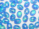 [Video] Kyoto Opal x Crystal AAA Oval Cabochon 8x6mm [Blue] 2pcs