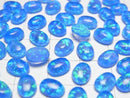 [Video] Kyoto Opal x Crystal AAA Oval Cabochon 8x6mm [Blue] 2pcs