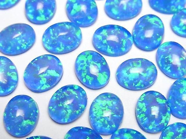 [Video] Kyoto Opal x Crystal AAA Oval Cabochon 10x8mm [Blue] 1pc