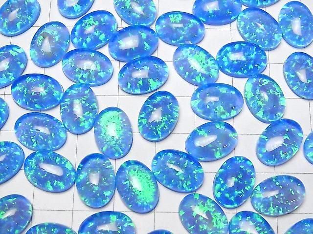[Video] Kyoto Opal x Crystal AAA Oval Cabochon 14x10mm [Blue] 1pc