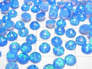 [Video] Kyoto Opal x Crystal AAA Round Rose Cut 6x6mm [Blue] 2pcs