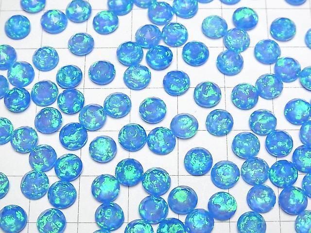 [Video] Kyoto Opal x Crystal AAA Round Rose Cut 6x6mm [Blue] 2pcs