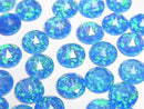 [Video] Kyoto Opal x Crystal AAA Round Rose Cut 10x10mm [Blue] 1pc