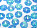 [Video] Kyoto Opal x Crystal AAA Round Rose Cut 10x10mm [Blue] 1pc
