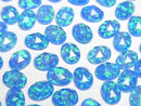 [Video] Kyoto Opal x Crystal AAA Oval Rose Cut 8x6mm [Blue] 2pcs