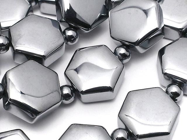 [Video] Terahertz Hexagon Shape & Round 5mm Bracelet