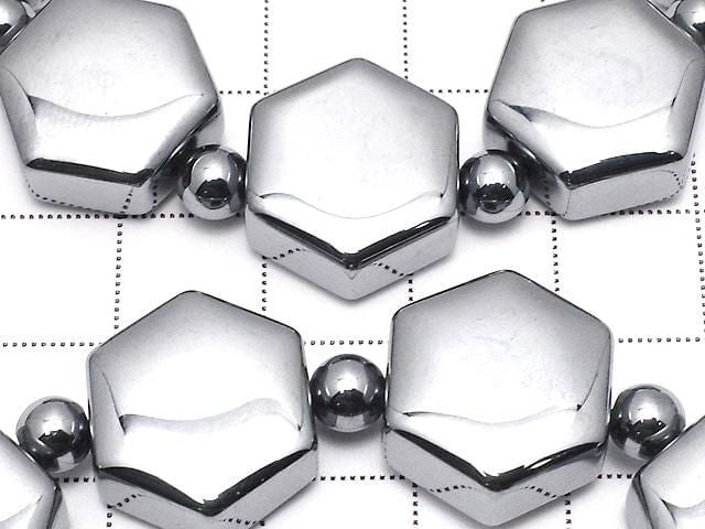 [Video] Terahertz Hexagon Shape & Round 5mm Bracelet