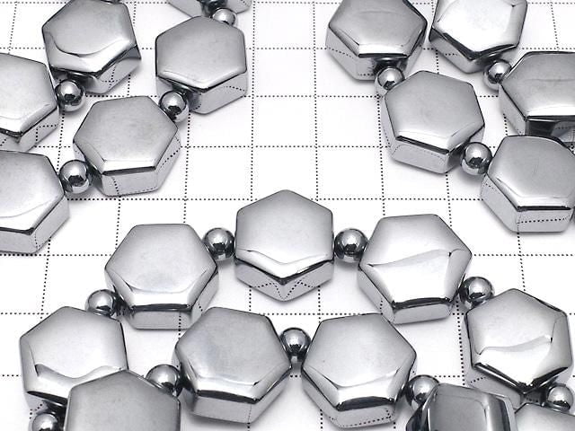 [Video] Terahertz Hexagon Shape & Round 5mm Bracelet