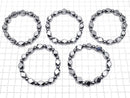 [Video]Terahertz Rectangle Faceted Tube 10x8x8mm & Round 6mm Bracelet