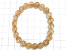 [Video][One of a kind] Rutilated Quartz AAA Round 9mm Bracelet NO.114