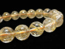 [Video][One of a kind] Rutilated Quartz AAA Round 9.5mm Bracelet NO.120