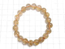 [Video][One of a kind] Rutilated Quartz AAA Round 9.5mm Bracelet NO.120