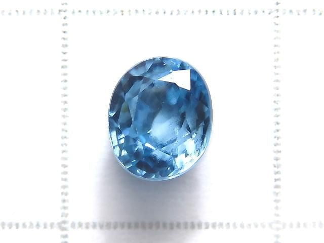 [Video][One of a kind] High Quality Natural Blue Zircon AAA Loose Stone Faceted 1pc NO.4