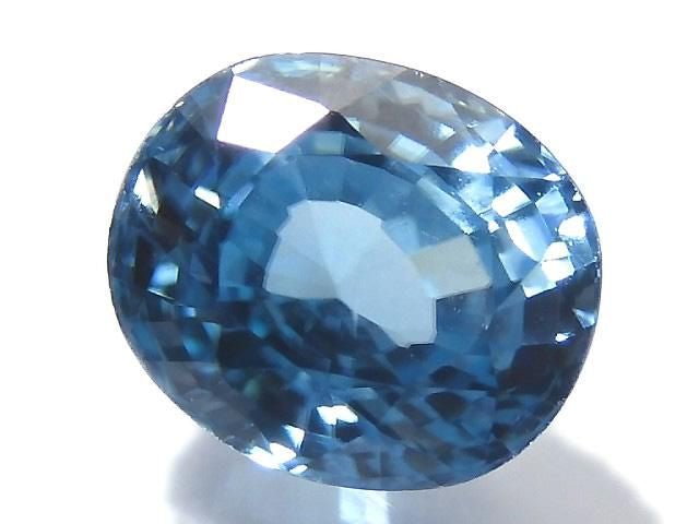 [Video][One of a kind] High Quality Natural Blue Zircon AAA Loose Stone Faceted 1pc NO.19