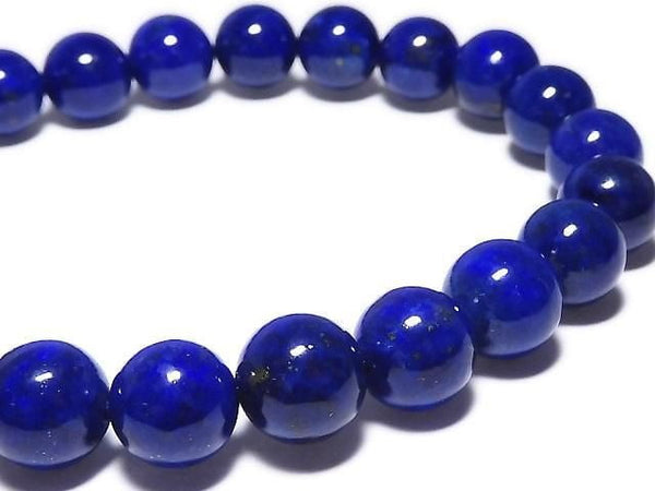 [Video][One of a kind] Lapislazuli AAA Round 8.5mm Bracelet NO.3