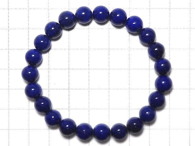 [Video][One of a kind] Lapislazuli AAA Round 8.5mm Bracelet NO.3