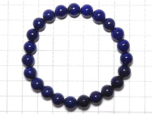 [Video][One of a kind] Lapislazuli AAA Round 8.5mm Bracelet NO.4