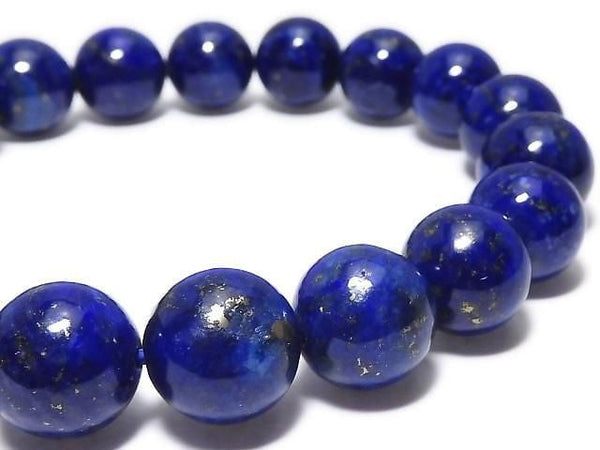[Video][One of a kind] Lapislazuli AAA Round 10mm Bracelet NO.20