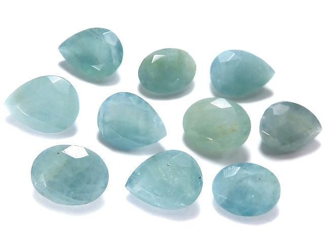 [Video][One of a kind] Grandidierite AAA- Loose stone Faceted 10pcs Set NO.38