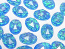 [Video] Kyoto Opal x Crystal AAA Oval Rose Cut 14x10mm [Blue] 1pc