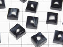 [Video] Natural Color Blue Tiger's Eye AA++ Square Cabochon 10x10mm (2pcs)