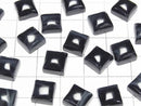 [Video] Natural Color Blue Tiger's Eye AA++ Square Cabochon 10x10mm (2pcs)