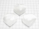 [Video] Selenite (Gypsum) Undrilled Heart 39-43mm 1pc
