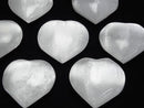 [Video] Selenite (Gypsum) Undrilled Heart 39-43mm 1pc