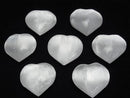 [Video] Selenite (Gypsum) Undrilled Heart 39-43mm 1pc